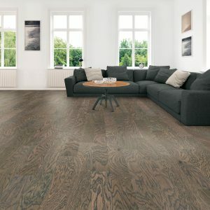 Hardwood flooring for modern living room | Carpet Selections | Prospect and Louisville, KY
